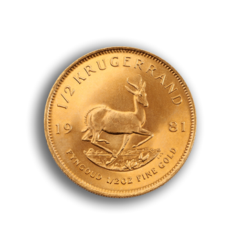Half Gold Krugerrand value